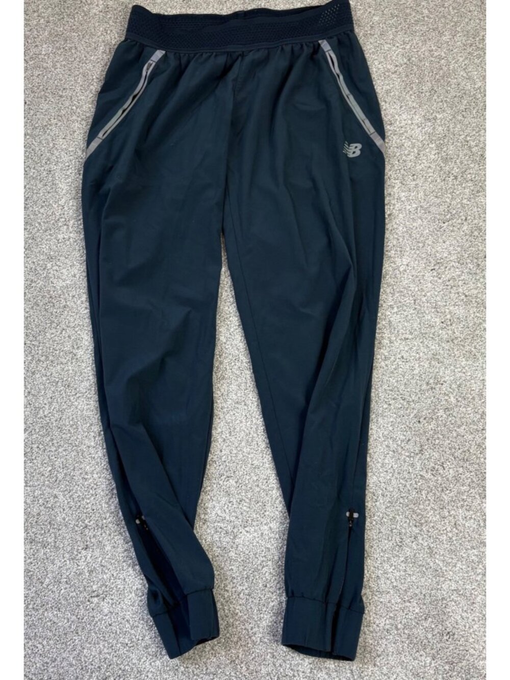 New Balance Speed Jogger Pants Womens XS X-Small Navy Blue Running Athletic